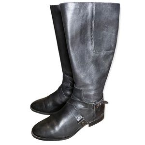 Nine West Tall Black Leather boots